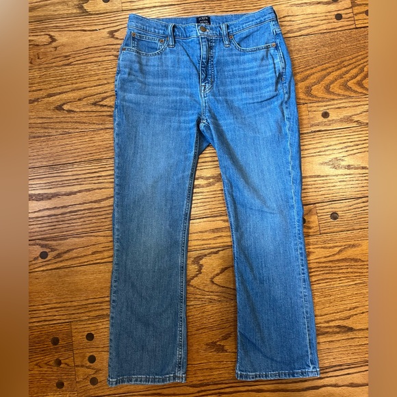 J. Crew Denim - J. Crew Mid-Rise Cropped Flare Jeans Size 28